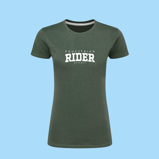 T-Shirt Femme Equestrian Rider Overly